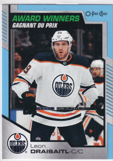 2020-21 UD O-Pee-Chee - Leon Draisaitl - Award Winners Blue Border