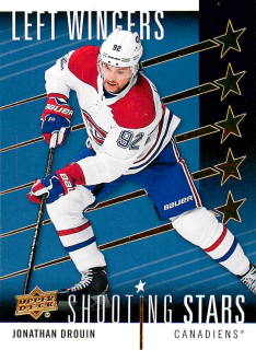 2019-20 UD Series 1 - Jonathan Drouin - Shooting Stars Left Wingers #SSL-10