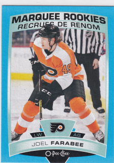 2019-20 UD O-Pee-Chee - Joel Farabee - Marquee Rookies Blue Border