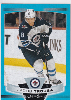 2019-20 UD O-Pee-Chee - Jacob Trouba - Blue Border