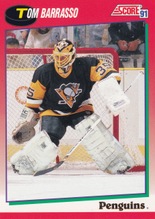 1991-92 Score - Tom Barrasso (Canadian)