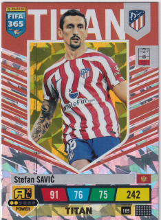 2023 Panini Adrenalyn XL Fifa 365 - Stefan Savic - Titan