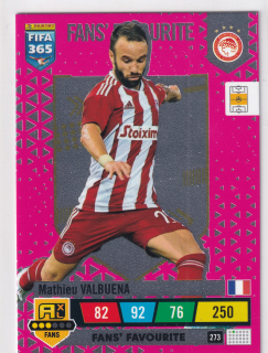 2023 Panini Adrenalyn XL Fifa 365 - Mathieu Valbuena - Fans' Favourite