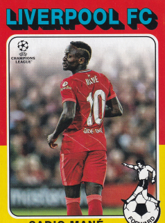 2021-22 Topps UCL Collection - Sadio Mane - 1975-76 Topps Footballers
