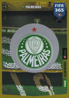 2019-20 Panini FIFA 365 Adrenalyn XL - Palmeiras - Club Badge