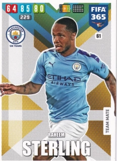 2019-20 Panini FIFA 365 Adrenalyn XL - Raheem Sterling