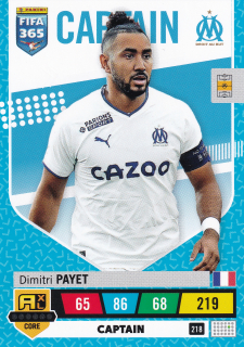 2023 Panini Adrenalyn XL Fifa 365 - Dimitri Payet - Captain