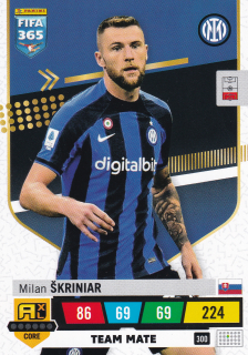 2023 Panini Adrenalyn XL Fifa 365 - Milan Škriniar