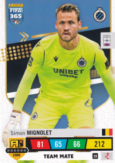 2023 Panini Adrenalyn XL Fifa 365 - Simon Mignolet
