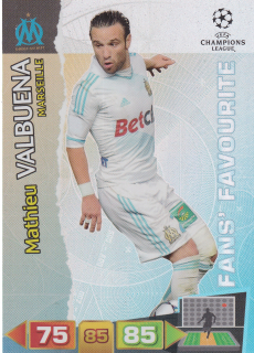 2011-12 Panini Adrenalyn XL UEFA Champions League - Mathieu Valbuena - Fans' Favourite