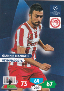 2013-14 Panini Adrenalyn XL UEFA Champions League - Giannis Maniatis