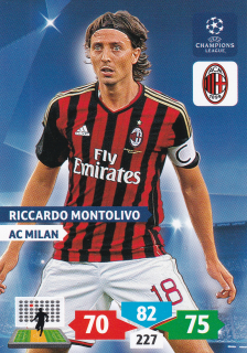 2013-14 Panini Adrenalyn XL UEFA Champions League - Riccardo Montolivo