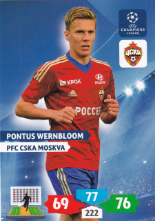 2013-14 Panini Adrenalyn XL UEFA Champions League - Pontus Wernbloom