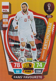 2022 Panini Adrenalyn XL FIFA World Cup Qatar 2022 - Grzegorz Krychowiak - Fans' Favourite