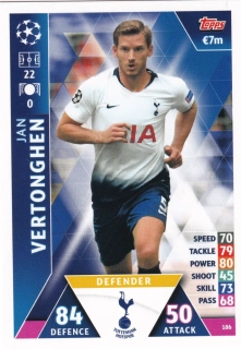 2018-19 Topps UEFA Champions Match Attax - Jan Vertonghen