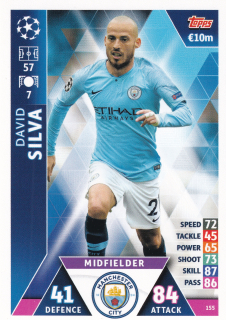 2018-19 Topps UEFA Champions Match Attax - David Silva