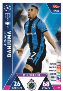 2018-19 Topps UEFA Champions Match Attax - Arnaut Danjuma