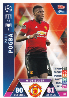 2018-19 Topps UEFA Champions Match Attax - Paul Pogba