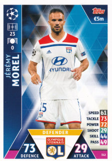 2018-19 Topps UEFA Champions Match Attax - Jeremy Morel