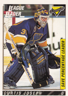 1993-94 O-Pee-Chee Premier - Curtis Joseph - League Leader