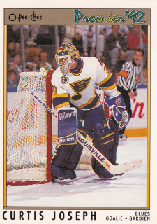 1991-92 O-Pee-Chee Premier - Curtis Joseph