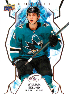 2021-22 UD Ice - William Eklund - Rookie #116