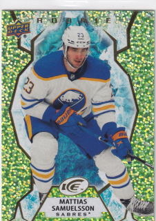 2021-22 UD Ice - Mattias Samuelsson - Rookie Green