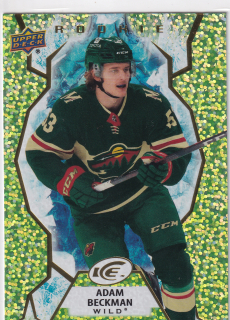 2021-22 UD Ice - Adam Beckman - Rookie Green