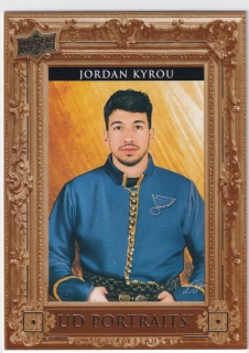 2023-24 UD Series 2 - Jordan Kyrou - UD Portraits