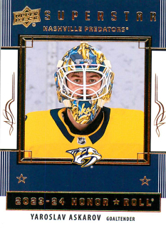 2023-24 UD Series 2 - Yaroslav Askarov - Superstar Honor Roll #HR60
