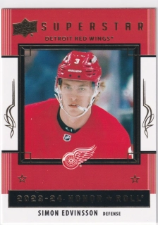 2023-24 UD Series 2 - Simon Edvinsson - Superstar Honor Roll