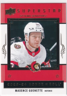 2023-24 UD Series 2 - Maxence Guenette - Superstar Honor Roll