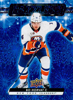 2023-24 UD Series 2 - Bo Horvat - Dazzlers Blue #DZ-56