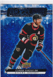 2023-24 UD Series 2 - Claude Giroux - Dazzlers Blue