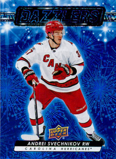 2023-24 UD Series 2 - Andrei Svechnikov - Dazzlers Blue #DZ-93