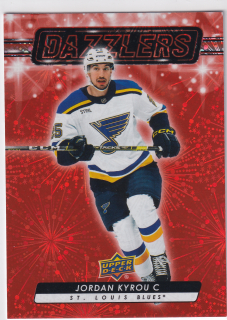 2023-24 UD Series 2 - Jordan Kyrou - Dazzlers Orange