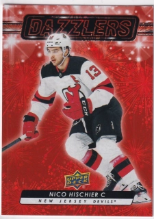 2023-24 UD Series 2 - Nico Hischier - Dazzlers Orange