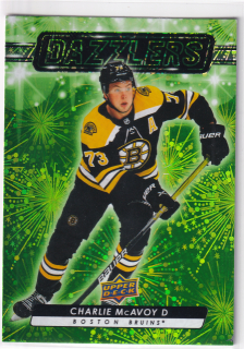 2023-24 UD Series 2 - Charlie McAvoy - Dazzlers Green