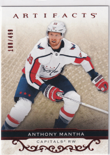2021-22 UD Artifacts - Anthony Mantha - Ruby /499