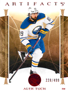 2022-23 UD Artifacts - Alex Tuch - Ruby /499 #105