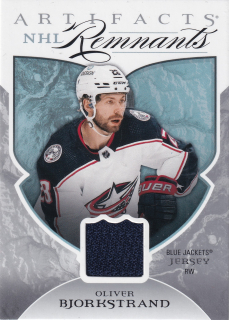 2022-23 UD Artifacts - Oliver Bjorkstrand - NHL Remnants Jersey Relics #NR-OB