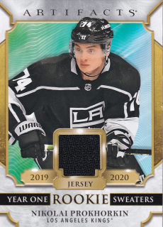2020-21 UD Artifacts - Nikolai Prokhorkin - Year One Rookie Sweaters #RS-NP
