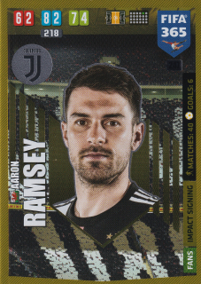 2019-20 Panini FIFA 365 Adrenalyn XL - Aaron Ramsey - Impact Signing