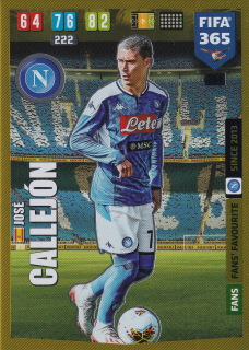2019-20 Panini FIFA 365 Adrenalyn XL - Jose Callejon - Impact Signing