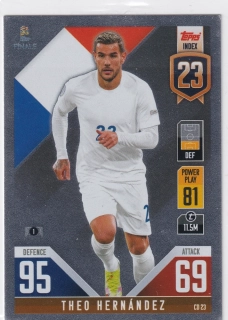 2022 Topps Match Attax 101 The Road To UEFA Nations League Finals - Theo Hernandez