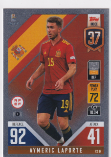 2022 Topps Match Attax 101 The Road To UEFA Nations League Finals - Aymeric Laporte