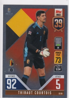 2022 Topps Match Attax 101 The Road To UEFA Nations League Finals - Thibaut Courtois