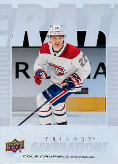 2023-24 UD Trilogy - Cole Caufield - Generations #TG-13B