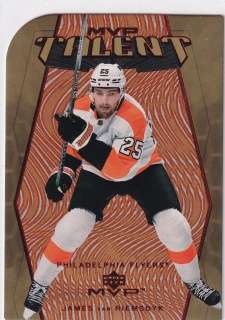 2023-24 UD MVP - James van Riemsdyk - MVP Talent Colors & Contours /250