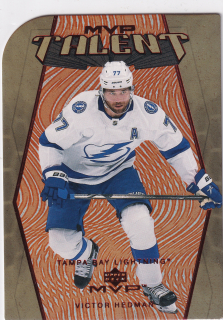 2023-24 UD MVP - Victor Hedman - MVP Talent Colors & Contours /250